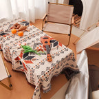 Rectangle tablecloth sofa outdoor cover polyester tablecloth picnic mat activity tablecloth