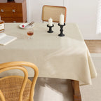 Hot-selling rectangular white polyester wedding decoration tablecloth weaving technology high-quality watch cover