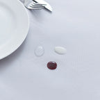 Modern white and black waterproof woven table covers for domestic laboratory benches and event decorations