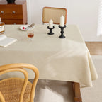 Hot-selling rectangular white polyester wedding decoration tablecloth weaving technology high-quality watch cover