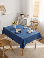Dining chair cover set woven polyester blanket tablecloth custom activity tablecloth