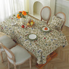 Lightweight luxury jacquard tablecloth new Chinese rectangular dining coffee table wedding tablecloth weaving process