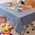 Rectangle dining table cloth waterproof and oil-proof decorative cloth leave-in coating weaving process