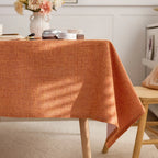 Polyester Japanese solid color thickened rectangular table cloth light luxury high-end table cloth
