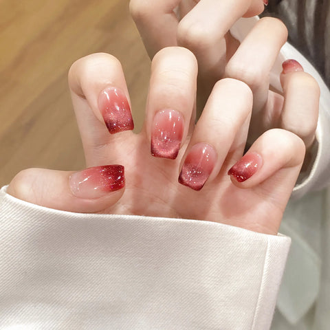 New Style Handmade Different Shape Artificial Nail Salon Removable Full Cover ABS Press on Nails Tips