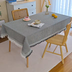 Waffle Ins style woven rectangular tablecloth home decor tea placemat