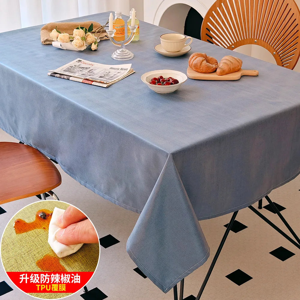Modern design tablecloth waterproof and oil-proof function tablecloth for wedding dining occasion decoration