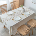 Embroidery floral pattern tablecloth household activity tablecloth