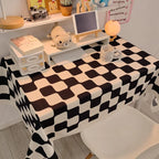 Family Hotel Wedding Party Plaid Printed Polyester Striped Tablecloth - Versatile Tablecloth for Any Occasion