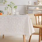 Hot Sale Waterproof Tablecloth Rectangle Waterproof Party Event Tablecloth Floral Tablecloth