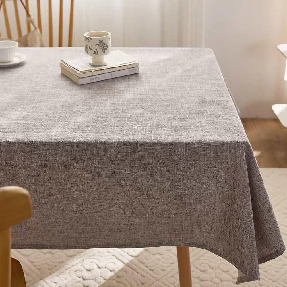 Dining chair cover set woven polyester blanket tablecloth custom activity tablecloth