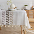 Embroidery floral pattern tablecloth household activity tablecloth