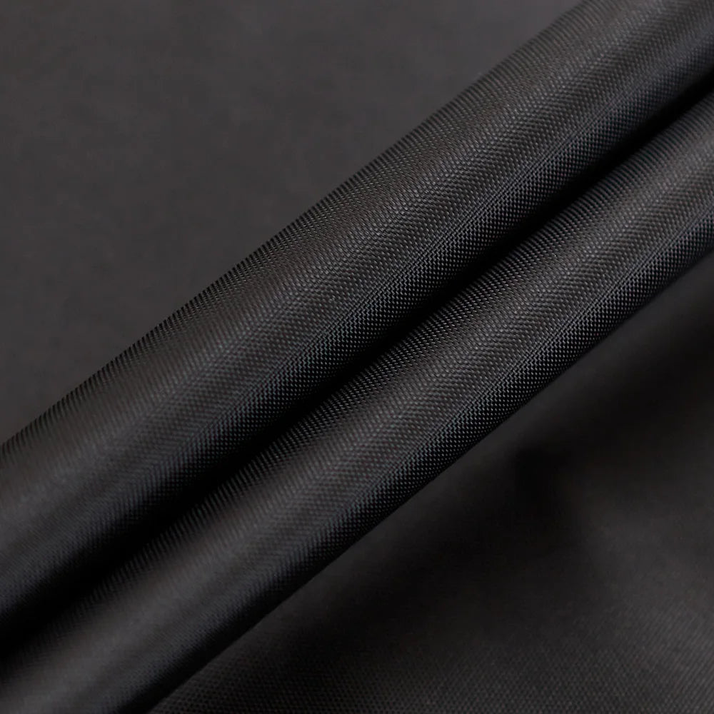 Black solid color rectangular woven tablecloth, washable, wrinkle-resistant, heat-resistant, suitable for 5-foot dining tables