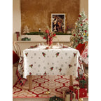 Christmas New Design Home Decoration Waterproof Printed Tablecloth Christmas Holiday Gifts Table Cover
