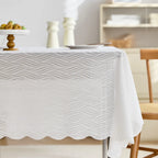 Retro lace tablecloth, beautiful atmosphere, multi-functional tablecloth, suitable for dining table, coffee table, rectangular table, home decoration.