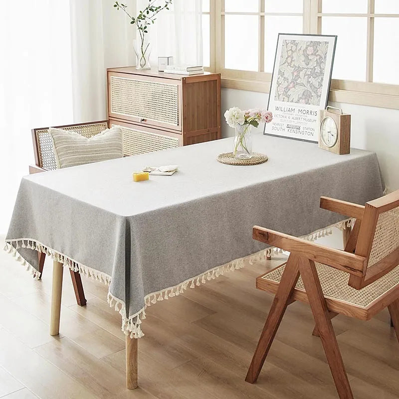 TV Cabinet Coffee Table Meeting Room High Quality Dustproof Woven Tea Tablecloth Premium Tablecloth