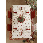 Christmas New Design Home Decoration Waterproof Printed Tablecloth Christmas Holiday Gifts Table Cover