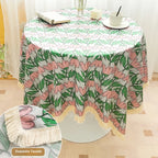 Ins style short plush fringed table covering dustproof garden tablecloth activity tablecloth