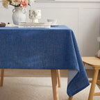 Polyester Japanese solid color thickened rectangular table cloth light luxury high-end table cloth