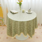 Ins style short plush fringed table covering dustproof garden tablecloth activity tablecloth