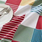 High quality polyester rectangular waterproof tablecloth printed decorative tablecloth