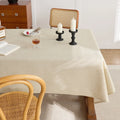 Hot-selling rectangular white polyester wedding decoration tablecloth weaving technology high-quality watch cover
