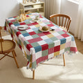 High quality polyester rectangular waterproof tablecloth printed decorative tablecloth