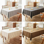 TV Cabinet Coffee Table Meeting Room High Quality Dustproof Woven Tea Tablecloth Premium Tablecloth