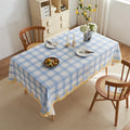 Simple dining table cloth cover rectangular polyester fabric dining table cloth restaurant dining table