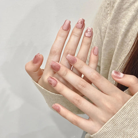 New Style Handmade Different Shape Artificial Nail Salon Removable Full Cover ABS Press on Nails Tips