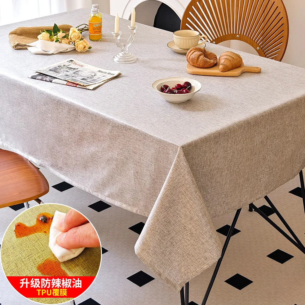 Modern design tablecloth waterproof and oil-proof function tablecloth for wedding dining occasion decoration