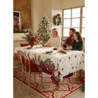 Christmas New Design Home Decoration Waterproof Printed Tablecloth Christmas Holiday Gifts Table Cover