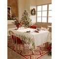 Christmas print waterproof tablecloth cover festive holiday decorative tablecloth