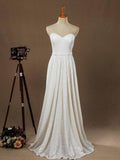 Vestido de dama de honor con escote en forma de corazón, largo hasta el suelo, con lentejuelas y pliegues de Numbersea 