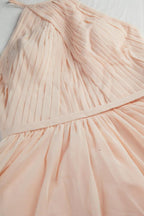 Women's Halter Neck Chiffon Fluffy Bridesmaid Evening Dress Wedding Party Beach Evening Dress 28104-numbersea