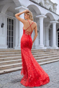 Ladies Double Layer Tulle Spaghetti Strap V Neck Mermaid Front Slit Floor Bridesmaid Wedding Party Evening Dress 28096 - numbersea