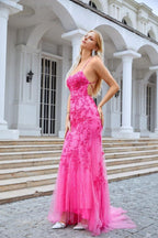 Ladies Spaghetti Strap Sequin V Neck Mermaid Long Bridesmaid Dress Prom Wedding Party Evening Dress 28086-numbersea