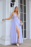 Ladies V Neck Chiffon Lace Spaghetti Strap Bridesmaid Dress Wedding Party Beach Evening Dress 28090 - numbersea