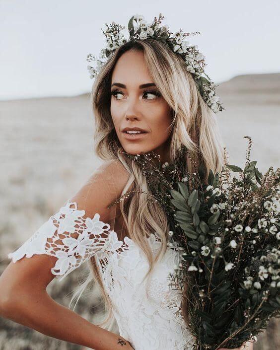 Vestido de novia de playa NumberSea con encaje estilo sirena rústico color marfil y escote ilusión, MW488