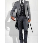 Men's slim-fit dress temperament British style blazer banquet stage conductor performance tuxedo