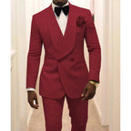 Men's Slim Suit Wedding Groom Host Casual Suit Banquet Dress
