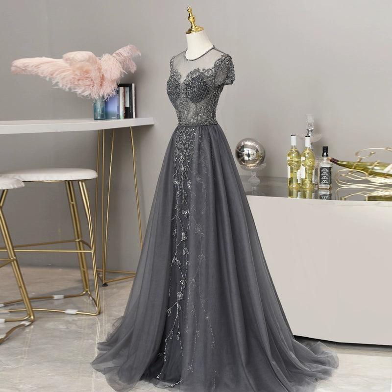 Women's Mermaid Evening Dress Sexy Lace Prom Dresses for Women Long Formal Dresses - numbersea