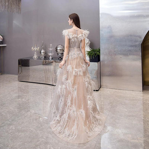 Women's Sexy Evening Dress Sleeveless Prom Dresses for Women Long Formal Dresses - numbersea