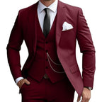 New Men's Suit Slim Wedding Best Man Ball Business Suit Men's Banquet Gala Dress