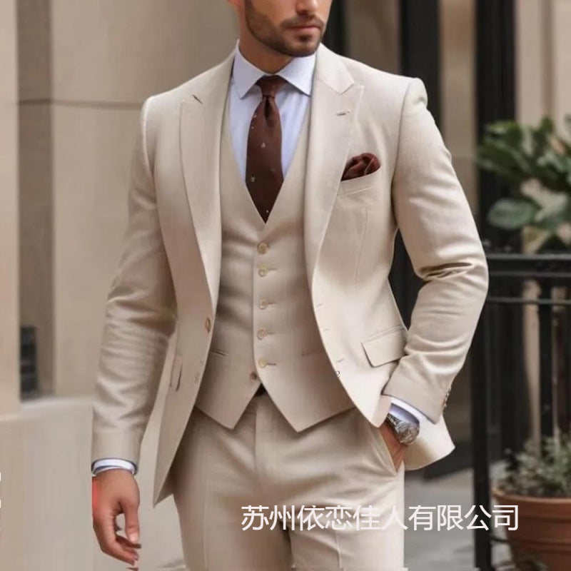 Men's suit suit high sense business casual large size formal suit men suit