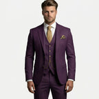 Men's suit three-piece Amazon suit dress suit high-end temperament wedding best man suit