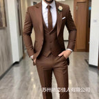 Men's suit suit high sense business casual large size formal suit men suit