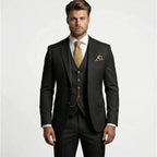Men's suit three-piece Amazon suit dress suit high-end temperament wedding best man suit