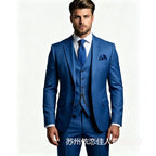 Men's suit three-piece Amazon suit dress suit high-end temperament wedding best man suit