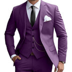 New Men's Suit Slim Wedding Best Man Ball Business Suit Men's Banquet Gala Dress